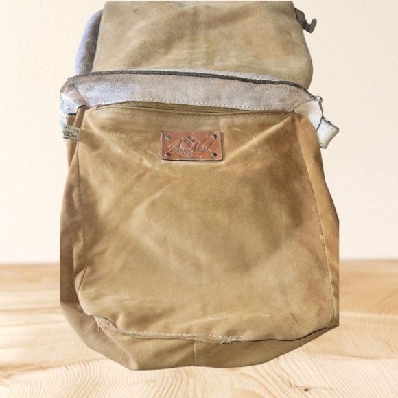 Patricia Nash Armeno Stylish Tan Leather Studded Rustic Travel  Backpack main image 10